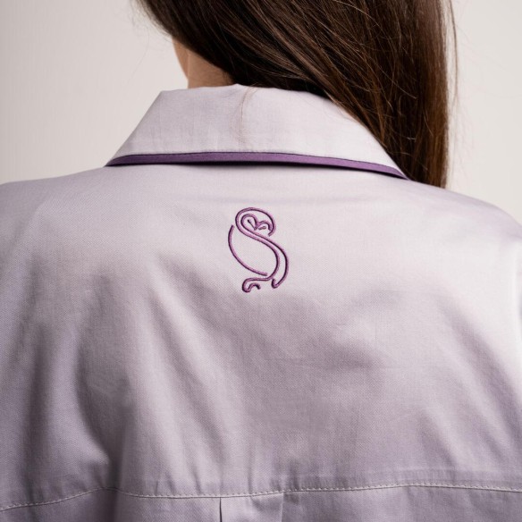 L'ÉLÉGANT- Pyjama en satin de coton bio, pour un style raffiné et intemporel